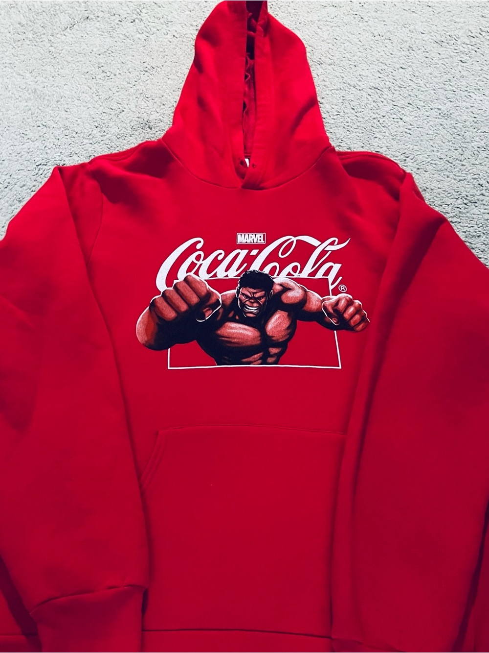 Bella+Canvas Red Graphic Pullover Hoodie